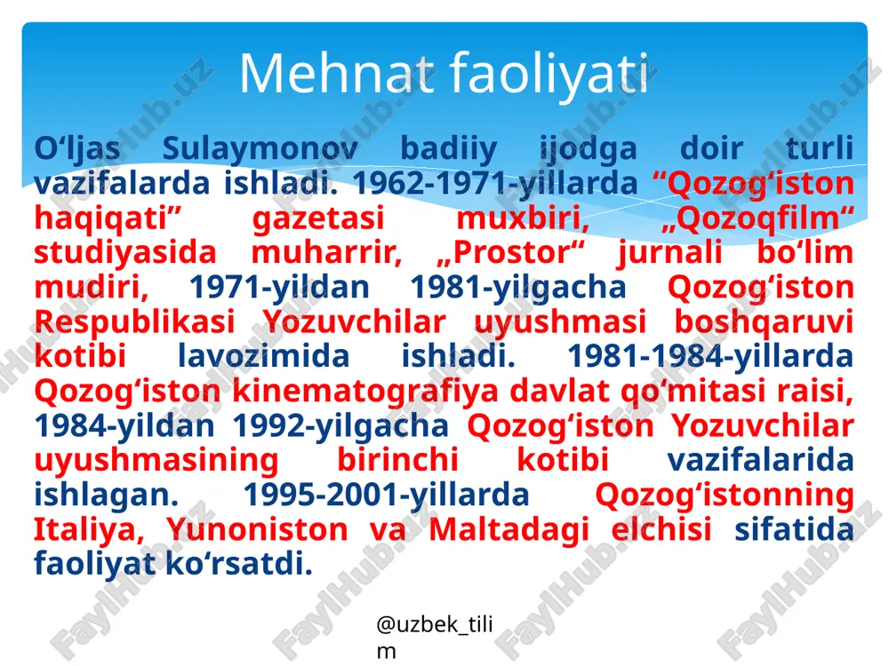 o‘ljas sulaymonov hayot va ijodi - Page 3