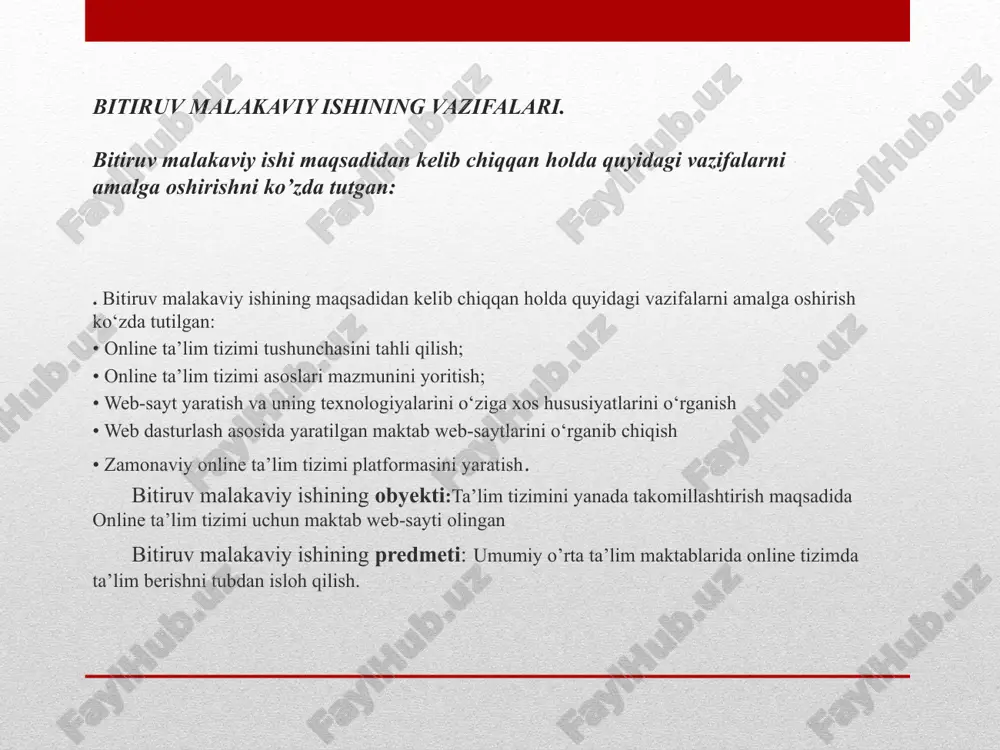 o‘rta ta’lim maktabini web saytini yaratish - Page 3
