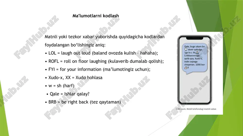kod berish,kodlash va shifrlash - Page 3