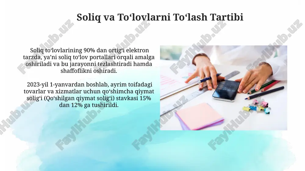 o'zbekistonda soliqlar va majburiy to'lovlar - Page 3