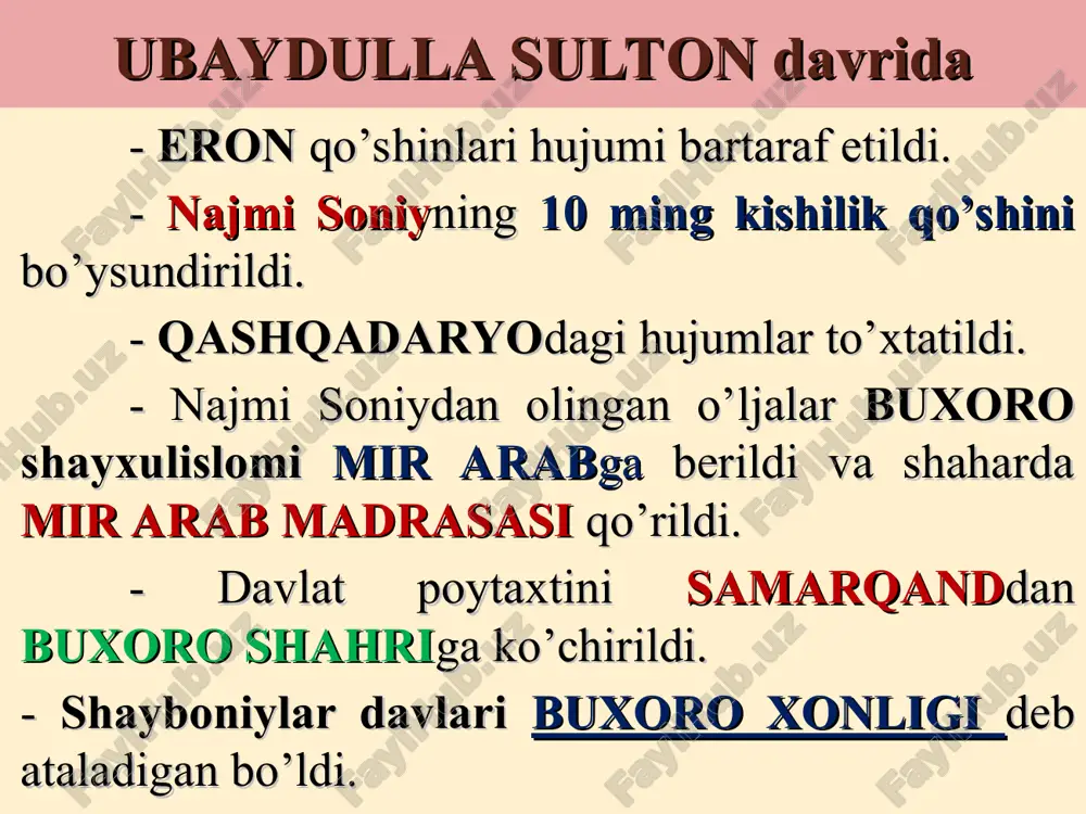 qo’qon,an- dijon, naman- gan, mar- g’ilon, o’sh ashxobod, krasnovodsk, marv, tajan, mang’ishloq