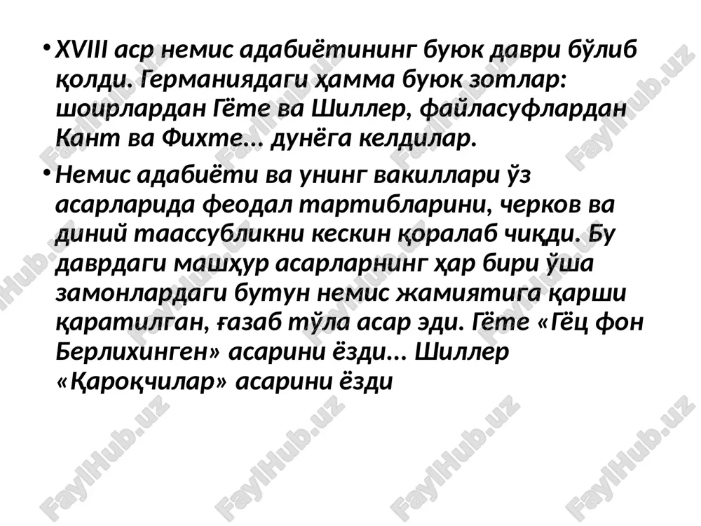 xviii asr nemis adabiyotining buyuk davri - Page 3