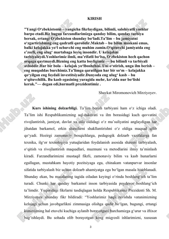 z turkumi va ular bilan bog‘liq tushunchalar haqidagi tasavvurlar shakllanishiga olib keluvchi mazmundagi mashqlarni bajarishni amalga oshirish usullarini zamon talabiga mos holda ishlab chiqish. kurs ishining vazifalari: · boshlang‘ich sinflarda “fe’l” turkumini o‘rgatish tizimi”ni o‘rgatish ustida ishlashning nazariy asoslarini tahlil qilish; · boshlang‘ich sinflarda “boshlang‘ich sinflarda “fe’l” turkumini o‘rgatish tizimi”ni o‘rganish metodikasini takomillashtirish; · 4-sinfda “boshlang‘ich sinflarda “fe’l” turkumini o‘rgatish tizimi”ni o‘rganishga doir dars ishlanmalarini ishlab chiqish. kurs ishining amaliy ahamiyati. tavsiya etilgan metodlar,didaktik o‘yinlar amaliyotda to‘g‘ri qo‘llansa,o‘quvchilarning ijodkorligi,mantiqiy fikrlash doirasi kengayadi hamda ona tili bilimlari oshadi hayotda turmush tarzini to‘g‘ri olib borishiga yordam bo‘ladi. kurs ishining tuzilishi. kirish,2 ta bob, 5 ta bo‘lim,xulosa va foydalanilgan adabiyotlar ro‘yxatidan iborat. i.bob.fe'l soʻz turkumi, boshlangʻich sinflarda fe'l soʻz turkumini oʻrgatish metodikasi. 1.1. fe'l soʻz turkumi va fe'l zamonlarini oʻrgatish oʻrgatish metodikasi boshlang‘ich sinflarda “fe`l” mavzusini o‘rganishdagi izchillik fe’l ustida ishlashda izchillik, bo‘limlar orasidagi bog‘lanish, dastur materialining hajmi, uni har sinfda o‘rganish usullari …
