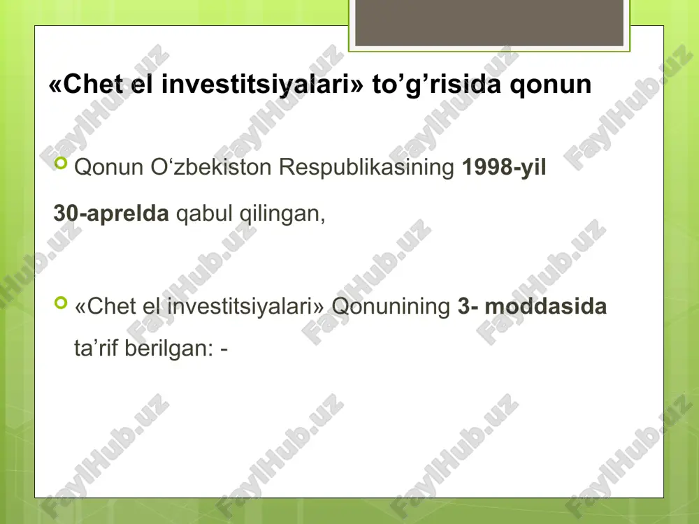 investitsiyalarni iqtisodiy oʻsishga ta’siri - Page 3