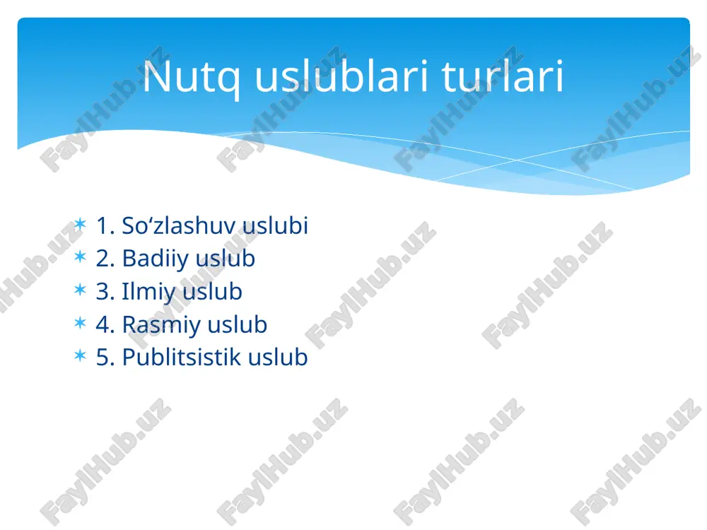 nutq uslubi larining xususiyatlari - Page 3