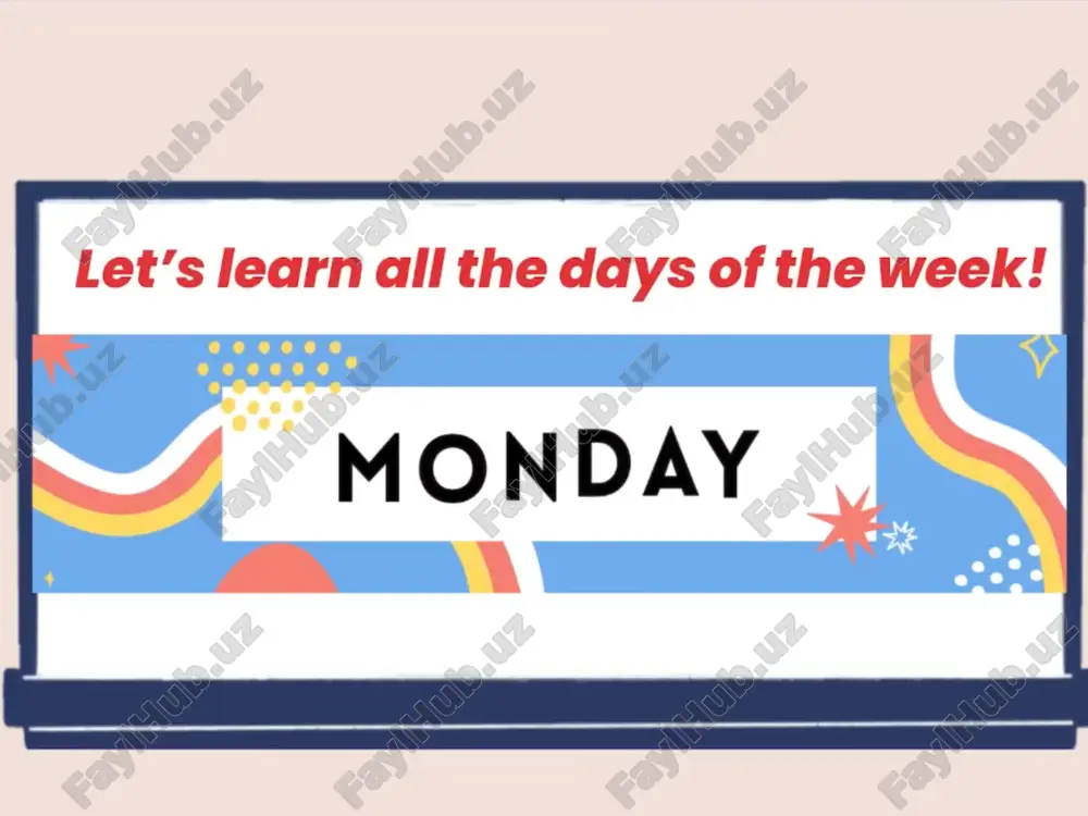 month and weekdays - Page 3