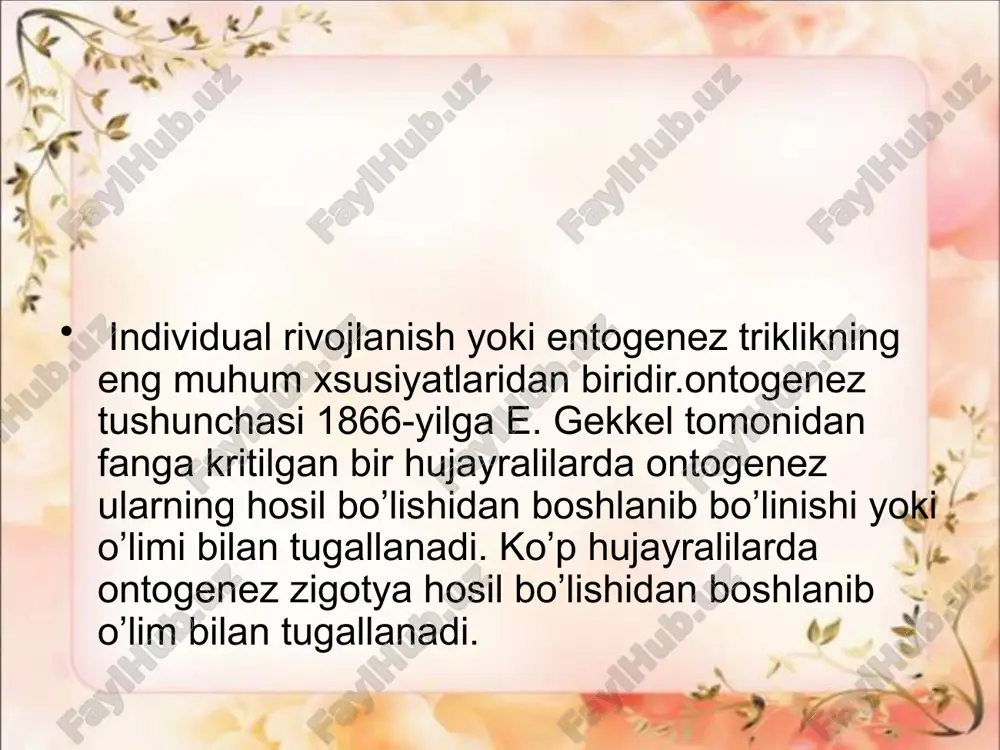 organizmlarning individual rivojlanishi - Page 3