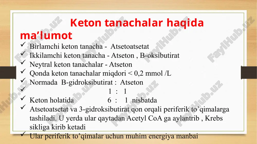 keton tanachalar metabolizmi - Page 3