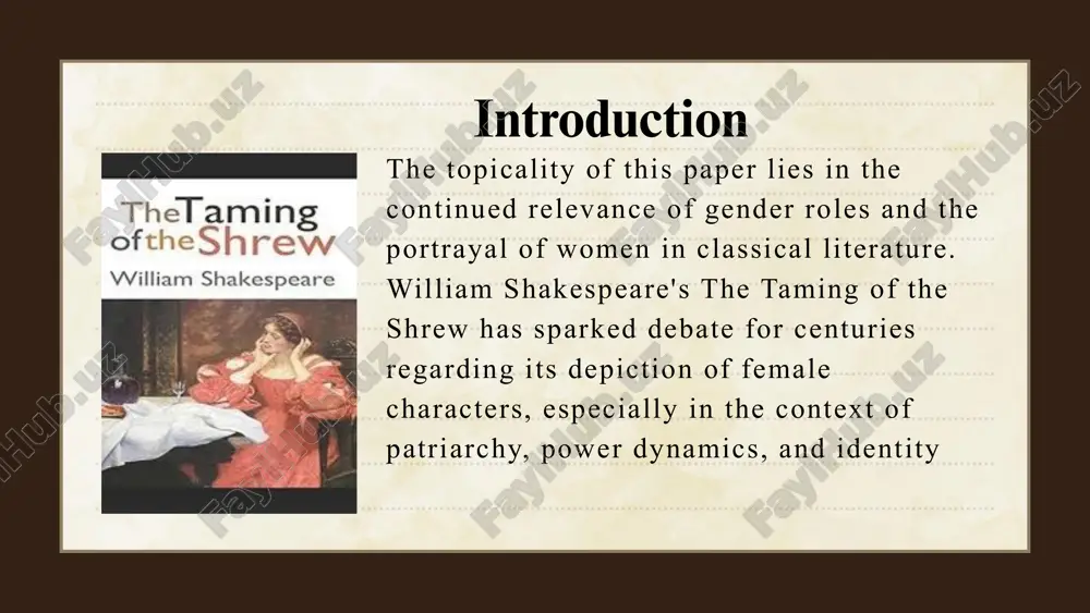 william shakespeare's "comedy the taming of the shrew" - Page 3