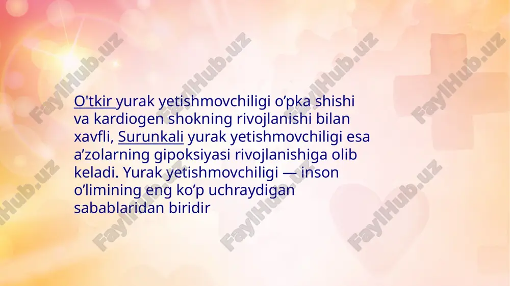 o'tkir/surunkali yurak yetishmovchiligi - Page 3