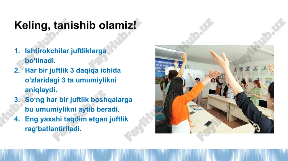 sharotlar va shamol yordamida changlanadigan gullarning tuzilishdagi moslanishlarini tavsiflash. b.11.tf.14. eritrotsit, leykotsit, trombotsit va plazmaning funksiyalarini bayon etish. fan o‘quv maqsadlarining rivojlanib borishi (progression) 7-sinf 8-sinf 9-sinf b.7.tf.16. odam va hayvonlarning ayrim organlari va organlar sistemalarining funksiyalarini bayon etish. b.8.tf.02. odamning ovqat hazm qilish sistemasi organlari va ularning funksiyalarini izohlash. b.8.tf.03. odamning nafas sistemasi organlari va ularning funksiyalarini izohlash. b.8.tf.04. odamning qon aylanish sistemasining asosiy organlari va ularning funksiyalarini izohlash. b.9.tf.11. nerv sistemasi funksiyalarini bayon etish. b.9.tf.12. sutemizuvchilarning markaziy (mns) va periferik (pns) nerv sistemalari tuzilishini bayon etish. b.7.hj.03. oʻzgaruvchanlik tushunchasi mohiyatini tushunish va misollar keltirish. b.7.hj.04. tur ichidagi oʻzgaruvchanlikni o‘rganish va natijalarni tahlil qilish. b.8.hj.10. o‘zgaruvchanlikning mohiyati, sabablari va ahamiyatini tushuntirish. b.8.hj.11. belgi va xususiyatlar ota-onadan avlodlarga genetik materiallar orqali irsiylanishini tushunish. b.9.hj.28. genetik modifikatsiya mohiyatini izohlash. b.9.hj.29. bakteriyalar tez ko‘payib, murakkab molekulalar hosil qilish xususiyatga ega bo‘lgani sababli biotexnologiya va genetik modifikatsiyada qo‘llanishini muhokama qilish. b.7.es.11. lui paster …