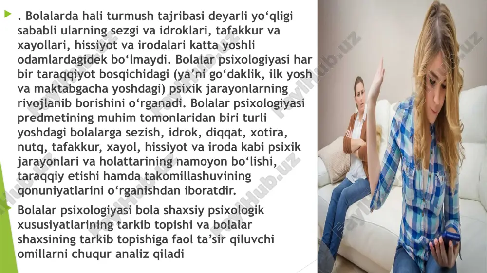 orasida ota-onalarning o‘rni va javobgarligi muhim hisoblanadi. shunga muvofiq so‘nggi yillarda «maktabgacha ta’limga qo‘yiladigan davlat talablari» (2017-yil, 9-iyun, 5-son) maktabgacha ta’lim tayanch dasturi, «bola shaxsiga yo‘naltirilgan ta’lim», «bola huquqlari to‘g‘risidagi konvensiya» kabi hujjatlarga asoslanish bola shaxsini shakllantirishning muhim omili hisoblanadi.«maktabgacha ta’limga qo‘yiladigan davlat talablari» maktabgacha yoshdagi bolalarni maktabgacha ta’lim muassasalarida har tomonlama rivojlantirish, ta’lim-tarbiya berish, ko‘nikma va malakalarini shakllantirish hamda maktab ta’limiga tayyorlash bo‘yicha davlat talablarini belgilaydi. davlat talablari: davlat maktabgacha ta’lim muassasalari; nodavlat maktabgacha ta’lim muassasalari; qisqa muddatli guruhlar; 7 yoshgacha bolalar mavjud bo‘lgan mehribonlik uylari va bolalar shaharchalariga nisbatan tatbiq etiladi. davlat talablarining vazifalari: bolalarni maktabda o‘qishga tayyorlash; bolalarning sog‘lom va har tomonlama kamol topib shakllanishini ta’minlash hamda unda o‘qishga intilish hissini uyg‘otish; bolalarning har tomonlama rivojlanishi uchun integral ta’limni tashqil etish; shaxsga yo‘naltirilgan ta’lim-tarbiyani amalga oshirish; bolalarni halqimizning boy madaniy-tarixiy merosi va umumbashariy qadriyatlar asosida ma’naviy-axloqiy jihatdan tarbiyalash uchun shart-sharoitlar yaratish; bolalarni maktabda o‘qishga tayyorlashda ularning ota-onalari …