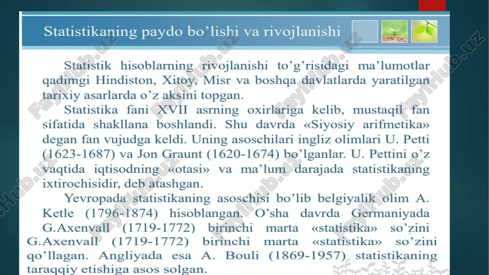 statistika fanining predmeti va usullari - Page 3