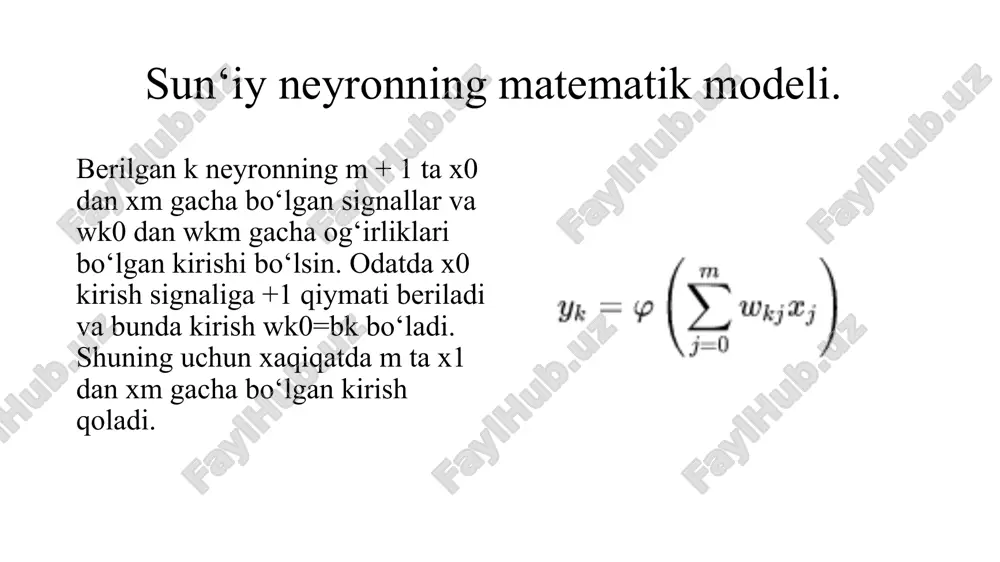 sun‘iy neyron modeli - Page 3