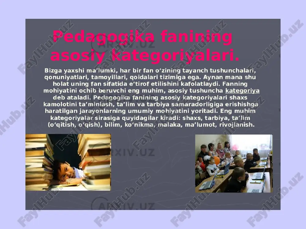 pedagogika fani va vazifalari - Page 3