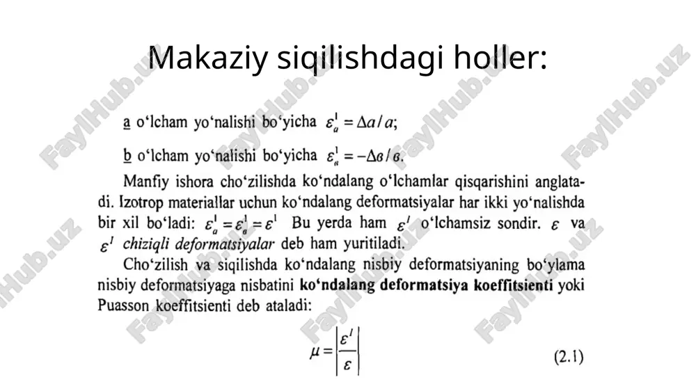 markaziy cho‘zilish va siqilish haqida tushunchalar - Page 3