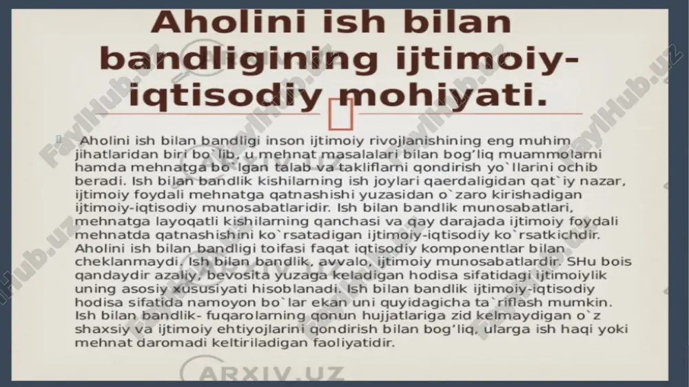 aholini-ish bilan ta’minlash məhnat bozori - Page 3