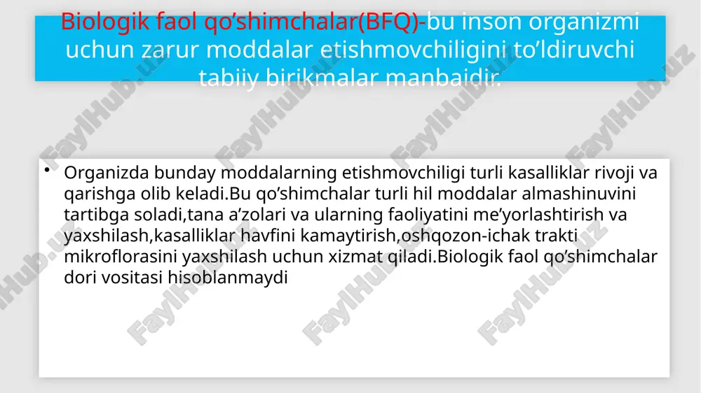 biologik faol qo’shimchalar (bfq) - Page 3
