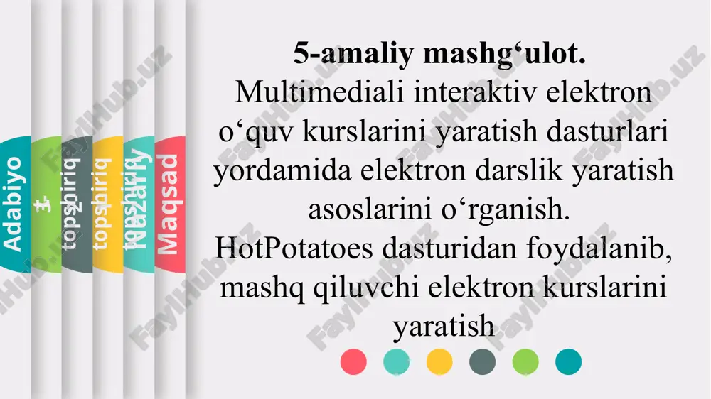 multimediali interaktiv elektron darslik yaratish dasturlari - Page 3