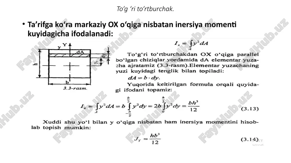 inersiya momenti haqida ma'lumotlar - Page 3