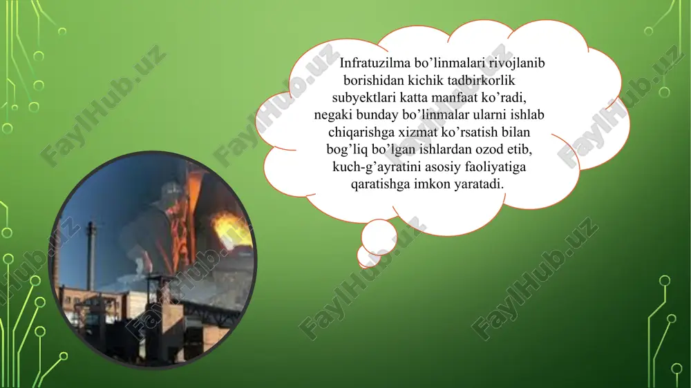 va hukumat tomonidan real hayotda amalga oshirilmoqda. jamiyatdagi har bir iqtisodiy faoliyatning boshla-nishi davlatning yaqindan turib bergan moliyaviy yordami tufayli rivojlanib, takomillashib boradi. jumladan, kichik va xususiy tadbirkorlikni qo’llab-quvvatlashda banklarning rolini oshirib borishga alohida e’tibor beriladi. jahon xo’jaligining muhim xo’jalik yuritish qismi bo’lgan kichik biznes va xususiy tadbirkorlik korxonalarini barcha faoliyati banklar bilan bog’langanligi bugungi kunda hammaga ma’lumdir. shuning uchun ham rivojlangan mamlakatlarda, masalan, aqshda bank tizimining faoliyati nihoyatda rivojlangan bo’lib, tadbirkorlikning aktiv iqtisodiy faoliyat ko’rsatishida banklar barcha mulk shaklidagi korxonalarga kompleks ravishda xizmat ko’rsatadi. tijorat banklari kredit orqali, birinchidan, jamiyatimizda fondlar aylanishi jarayonida chetga chiqib bo’sh qolgan mablag’larning harakasiz turib qolishining oldini oladi, ikkinchidan, takror ishlab chiqarishni keng doirada uzluksiz davom ettirishga imkoniyat yaratadi. o’zbekiston bank tizimida 33 ta bank, jumladan, 12 ta davlat ulushiga ega, shuningdek, 15 ta xususiy va 5 ta xorijiy banklar mavjud. 2021 yil 1 noyabr holatiga ko’ra, banklar aktivlari 39 mlrd dollarni (419 trln …