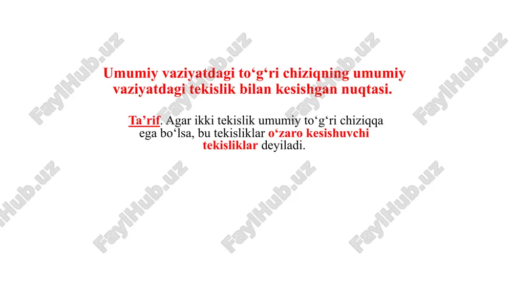 to’g’richiziq va tekislikning kesishuvi - Page 3