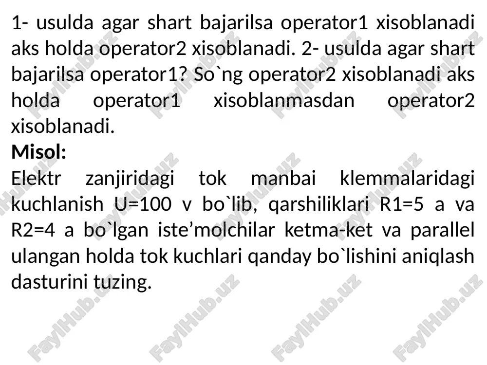 masalalarni tarmoqlanuvchi algoritmlar yordamida dasturlash - Page 3
