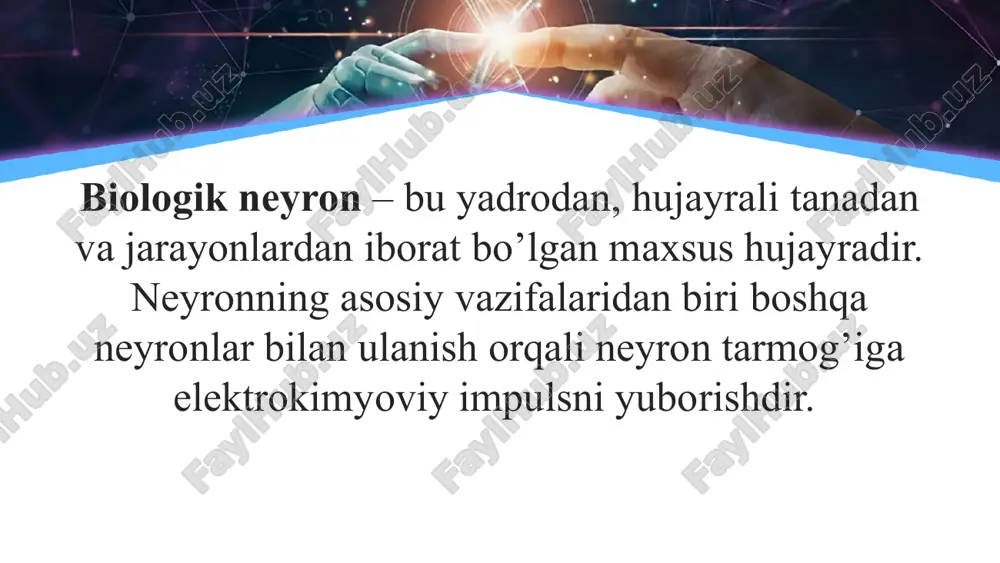 jumladan ilmiy ixtirolar, umumiy bilimlar va ijtimoiy ko’nikmalarda inson aql-idrokidan ustun bo’lgan dasturiy-apparatli kompleksdir. bugunga kelib 10 mingdan ortiq sun’iy intellekt tizimlari ishlab chiqilib, foydalanilib kelinmoqda. this presentation uses a free template provided by fppt.com www.free-power-point-templates.com sun’iy intellekt tizimlarini ishlab chiqish bosqichlari this presentation uses a free template provided by fppt.com www.free-power-point-templates.com image2.jpg image7.png image8.jpeg image12.png image13.jpg image1.jpg image6.jpeg /docprops/thumbnail.jpeg