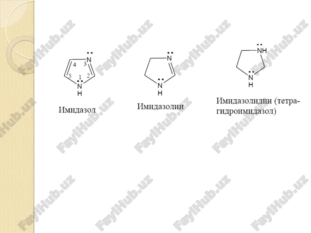 imidazol va imidazolin xosilalari taxlili - Page 3