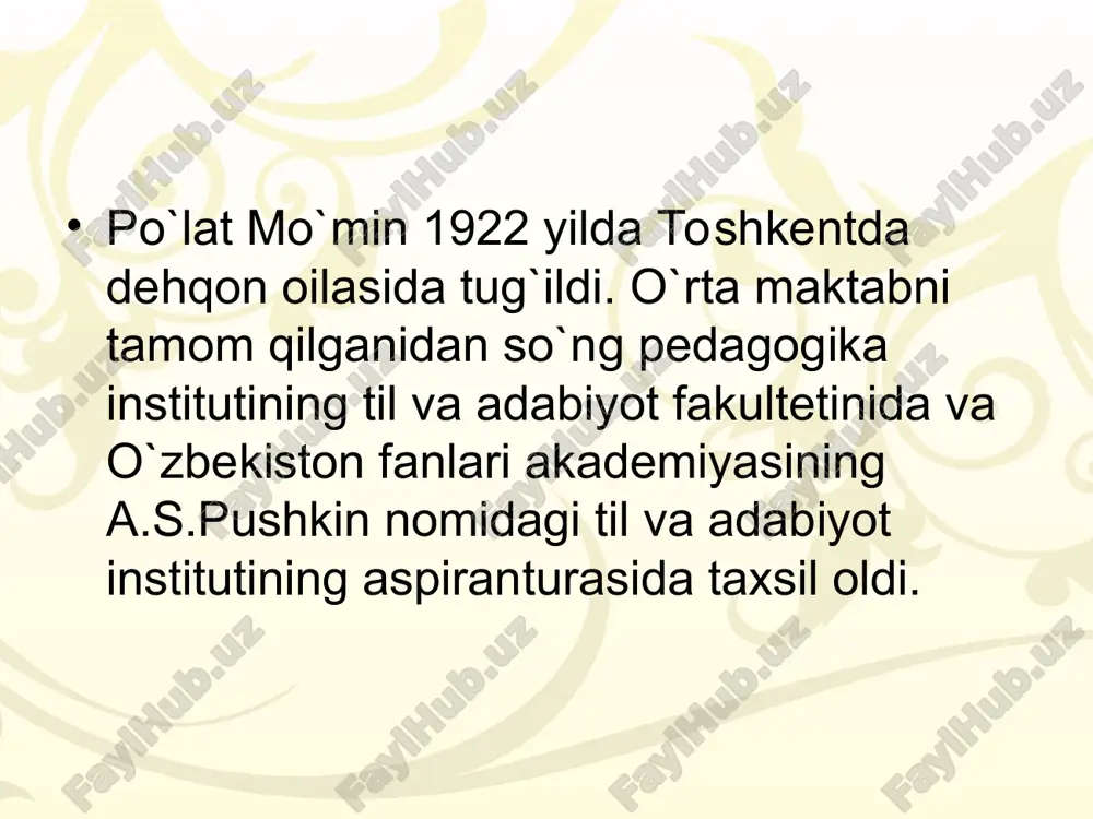 ruh bilan kuylasa, “bog’cha” she’rida bolalarni shu ulkan vatanning quchog’iga yetaklab kiradi. vatan degan shu aziz so`zni, uning tom ma’nosini bolalarning soya-salqin, ozoda, orombaxsh bog’chasiga ko`chiradi. farhod musajonovning “daradagi qishloqda” nomli birinchi hikoyasi 1956 yil “sharq yulduzi” jurnalida, shu nomdagi birinchi hikoyalar toʻplami esa 1959 yilda chop etildi. shundan soʻng adibning “oftobni quvalab” (1963), “bahor nafasi” (1964), “boʻsh kelma, aliqulov!” (1965),”bir qultum buloq suvi” (1972), “dushanba, nonushtadan soʻng” (1974), “sunbula”, “bogʻ koʻchamni qoʻmsayman” (1977), “himmat” (1984), “bogʻ koʻcha” (1987), “qilich va soz” (2000), “lafz” (2003), “kuymagan jonim manim”, “ekran yulduzi” kabi oʻttizga yaqin qissalar va hikoyalar (jumladan, bolalarga bagʻishlangan) kitoblari dunyoga keldi. bulardan tashqari adib “oq kabutar”, “talvasa”, “tomosha davom etadi”, “imtihon” kabi pyesalar, “jazirama oftob ostidagi uy”, “birovning boshi”, “koʻzlarim yoʻlingda”, “huvaydo”, “soʻnmas ziyo”, “sensan sevarim”, “men senga zor”, “askiya”, “qiziqchi” kabi badiiy filmlar, “afyun iskanjasi”, “huvaydo”, “haziniy”, “xizmatingizga hozirman”, “vatan ishqi” kabi yigirmadan ortiq hujjatli filmlar ssenariylari muallifi …