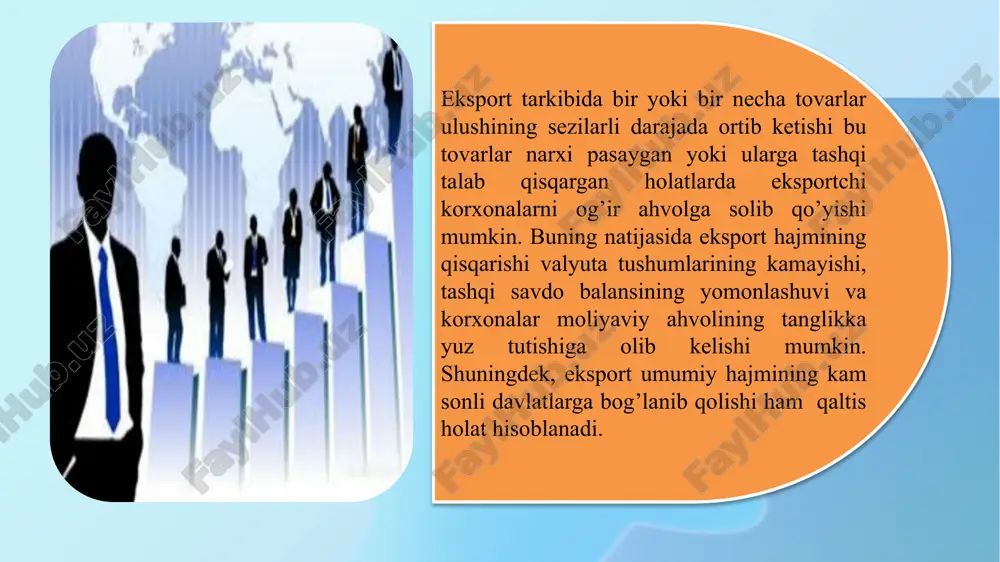 faoliyat ko’rsatayotgan ko’p tarmoqli fermer xo’jaliklari rivojlanib bormoqda. kichik biznes va xususiy tadbirkorlik subyektlarining mamlakatimiz iqtisodiyotiga kiritilayotgan jami investisiyalar hajmidagi ulushining oshib borishi ularning yangi turdagi mahsulotlarni ishlab chiqarishni o’zlashtirishga qaratilgan investisiya maqsadlarida jalb qilinayotgan uzoq muddatli kreditlari hajmining oshishi bilan bog’liqdir. shu sababli kichik biznes subyektlari tomonidan asosiy kapitalga kiritilgan investisiyalarning moliyalashtirish manbalari bo’yicha tarkibida o’z mablag’lari va bank kreditlarining ulushi eng yuqori salmoqni tashkil etadi. 2017-2021 yillarda o‘zbekiston respublikasini rivojlantirishning beshta ustuvor yo‘nalishi bo‘yicha harakatlar strategiyasi doirasida respublikamizda kichik biznes va xususiy tadbirkorlik rivojlanishini yanada rag‘batlantirish maqsadida keng ko‘lamli institutsional va tizimli islohotlar amalga oshirilmoqda. o‘zbekiston respublikasi savdo-sanoat palatasi tizimi qaytadan isloh qilinib, biznes rivojlanishini qo‘llab-quvvatlashda yangi yondashuvlar tadbiq etilgani, tadbirkorlik sub'yektlarining qonuniy manfaat va huquqlarini himoya qilishning mutlaqo yangi tizimi joriy etilgani, biznes bilan muloqot qilishning, ayniqsa viloyat, shahar va tumanlarda samarali mexanizmi joriy etilgani mamlakatimizda ushbu sohada olib borilayotgan ishlarga misol bo‘la oladi. shu bilan birga, …