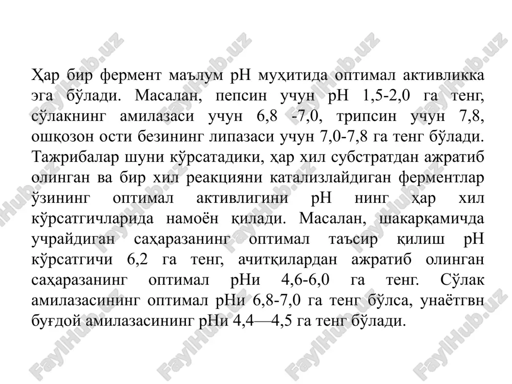 so'lakdagi amilaza fermentining aktivligi - Page 3