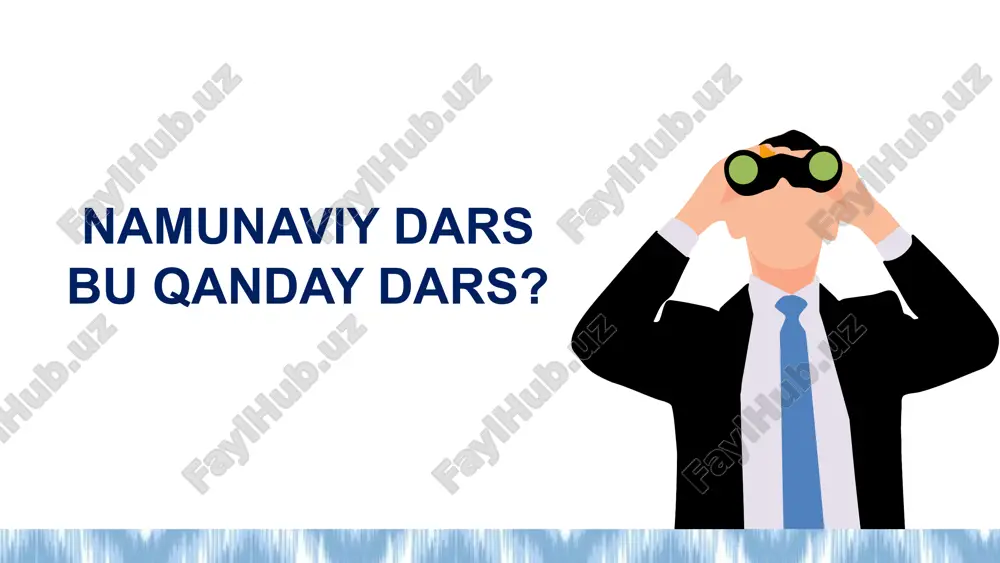 namunaviy dars tashkil etish va uni tahlil qilish - Page 3