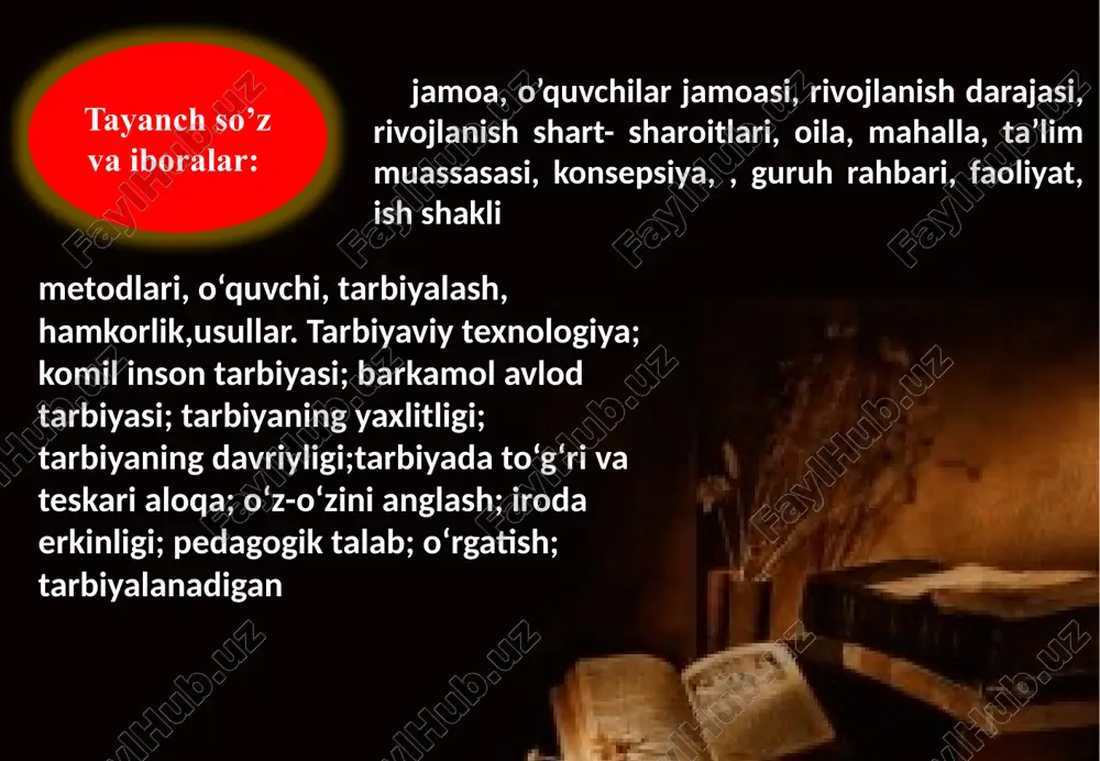 oiy jamiyatning ehtiyojini qondirishga yo’naltirilgan birgalikdagi faoliyat jamoaning navbatdagi muhim xususiyatidir. jamoa faoliyatining ijtimoiy-g’oyaviy yo’nalishi ham jamoaning faoliyati mazmunida o’z aksini topishi muhim ahamiyatga ega. jamoa xususiyatini aniqlash kishilar guruhning yagona ijtimoiy tizimini o’rnata olishdagi usuli, yahni jamoani tashkil qilish usuli ham muhim hisoblanadi. pedagogik jihatdan maqsadga muvofiq tashkil etiigan jamoa faoliyati natijasida jamoa ahzolari o’rtasida ishchanlik, bir-biri uchun g’amho’rlik, o’zaro yordam, jamoa manfaati uchun javobgarlik hissi qaror topadi. birgalikdagi faoliyat umumjamiyat ishi uchun mashuliyat hissini uyg’ota borib, jamoa ahzolarini bir-biriga yaqinlashtiradi, jamoaga hurmat hissining paydo bo’lishiga ko’maklashadi, jamoa bilan munosabatda bo’lish ehtiyojini oshiradi, jamoa ahzolari o’rtasida o’zaro ruxiy yaqinlik, hissiy birlik (bir-birini yoqtirish), sispatiya yuzaga keladi. ushbu munosabat, ko’pincha, o’z-o’zidan paydo bo’ladi hamda ular pedagogik ta’sir ko’rsatish uchun qo’l keladi. ruxiy va hissiy birlik jamoa ahzolarning birgalikdagi faoliyatining mazmuniga jamoaning rasmiy (ishchanlik) va norasmiy (hissiy) tuzilishini bir-biridan farqlash lozim. jamoaning rasmiy tuzilishi deganda jamoa faoliyatining turli ko’rinishlarini amalga oshirish …