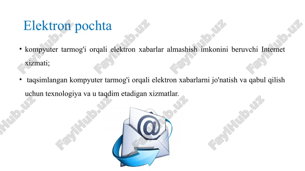 arini tahlil qilish. qabul qilingan boshqaruv qarorlari samaradorligini tahlil qilish kasalxona tuzilishi ishlayotgan blok dorixona oziq-ovqat bo'limi patologik-anatomik bo'limi tibbiyot bo'limlari orit diagnostik bo'limi laboratoriya server tugun asosiy shifokor o'rinbosari ch. shifokor medstat. . xodimlar buxgalteriya qabul bo'limi mis da hal qilinadigan muammolar sinflari: elektron tibbiy tarix xodimlar buxgalteriya hisobi tibbiy statistika qabul bo'limi dorixona parhez laboratoriya diagnostika birliklari profil tibbiyot bo'limi reanimatsiya va intensiv terapiya elektron hujjat aylanishi tizimi (ehat) — bu avtomatlashtirilgan ko'p foydalanuvchili tizim bo'lib, ushbu tashkilot o'z funktsiyalarini bajarishini ta'minlash uchun ierarxik tashkilot ishini boshqarish jarayoniga hamroh bo'ladi. taxminlarga ko'ra, boshqaruv jarayoni inson tomonidan o'qilishi mumkin bo'lgan hujjatlarga asoslanadi, ular zaif rasmiylashtirilgan shaklda tashkilot xodimlari uchun bajarilishi uchun zarur bo'lgan ko'rsatmalarni o'z ichiga oladi. elektron hujjat aylanishi (eha) — bu "qog'ozsiz ish yuritish" kontseptsiyasini amalga oshirish bilan elektron shaklda taqdim etilgan hujjatlar bilan ishlashning yagona mexanizmi. elektron hujjat aylanishini joriy etish quyidagilarni ta'minlaydi: hujjatlarni ro'yxatga olish, …