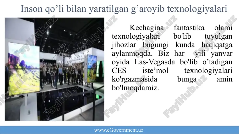 arajada aniqlik, cheksiz kontrastlik, ekran egikligini bir maromdaligi, tasvirning yuqori sifati - bularning bari oled texnologiyasiga asoslangan yangi televizorlarning barchasiga tegishlidir. shunday qilib, ces-2017 ko'rgazmasida zamonaviy texnologiyalari kelajakda inson hayotini, uning salomatligi haqida qayg'urish, vaqti, mablag'i va kengligini tejash bilan qanchalik yengillashtirishiga olib keladi. ular bizning atrofimizda qulay va serqirra dunyoni barpo etishadi. www.egovernment.uz aqlli soatlar google glassnima ekanligi ko'pchilikka ma'lum, ayrimlar uni sinab ko'rishga ham ulgurganlar. turli baxs va tortishuvlarga qaramay, google glass — hali hamon juda yangi mahsulot hisoblanadi. google glassning barcha birliklari beta-test bosqichidadir. keyingi o'n yilliklar mobaynida google foydalanuvchilar uchun ancha arzon versiyasini chiqarishni rejalashtirgan. shuningdek, kompaniyaning raqobatchilari shunga o'xshash ko'zoynaklarni taqdim etishlarini taxmin qilish mumkin. bularning barchasi birdan qurilmaydi, biroq barchasi bizga taqdim etiladi. hozirda kundan-kun hamma narsa va buyumlar avtomatlashtirilmoqda, biroq qo'lda amalga oshiriladiganlari ham mavjud. masalan, muloqotlar ro'yxatiga yangi raqamlarni kiritish. yaqin orada mazkur jarayonni amalga oshirishda ham o'zgarish bo'ladi. relatelq kabi bir …