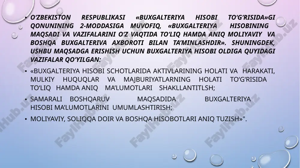 buxgalteriyahisobini tashkil etish - Page 3