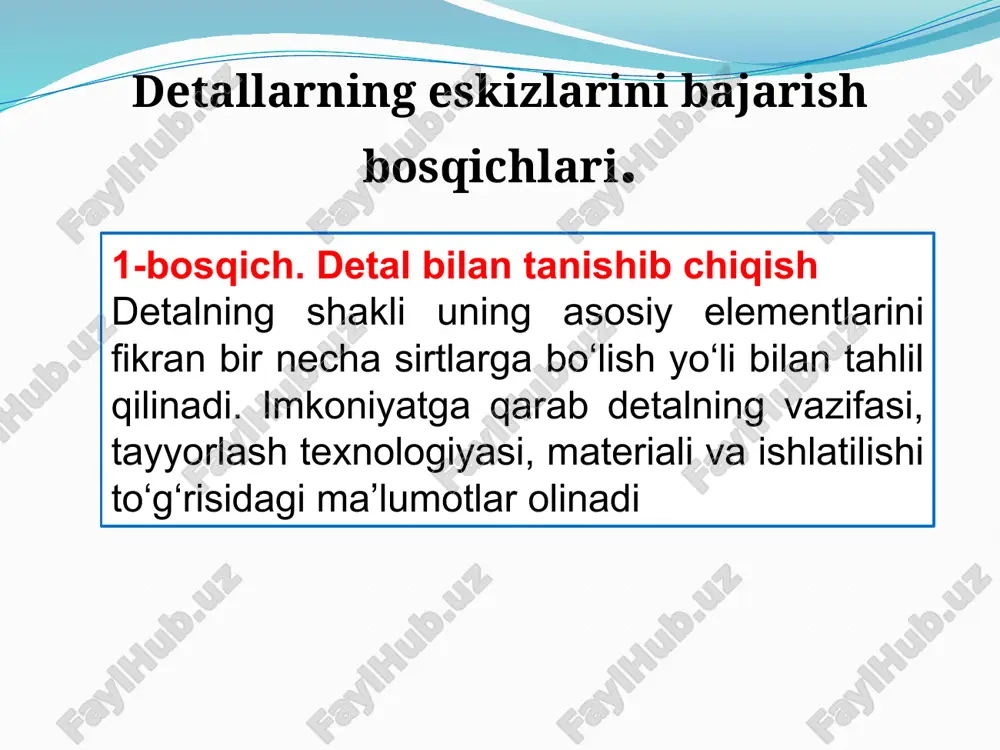 eskizlar va eskizlarni bajarish bosqichlari - Page 3