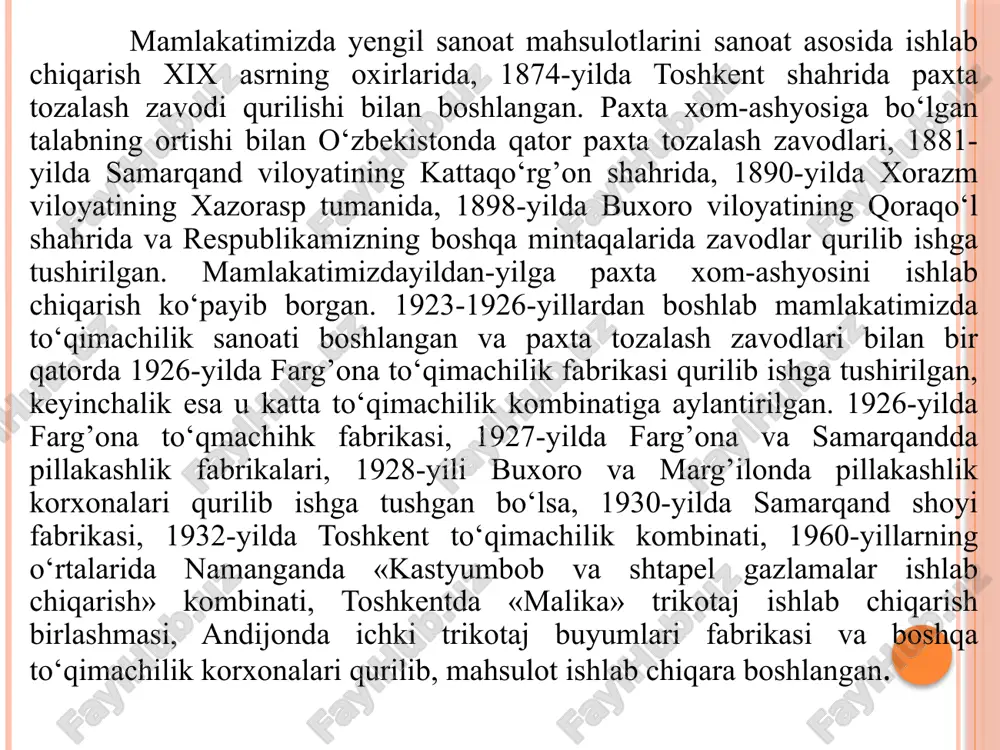 erishga o‘rgatadi. o‘qituvchi o‘quv materiallarini darsda o‘quvchilarni politexnik bilim bilan qurollantirish amaliy ishlar jarayonida amalga oshiriladi. u darsda ta’limning o‘quvchilarning faolliklarini, aqliy qobiliyatlarini o‘stiradigan metod va usullardan foydalanadi. 1-sinf o‘quvchilari quyidagi ko‘nikma, bilim va malakalarni egallab olishlari kerak: 1. gazlama haqidagi umumiy tushunchalar bilan tanishtirish. o‘simlik (paxta, zig‘ir)dan tayyorlanadigan gazlamalar haqida dastlabki ma’lumotlar beriladi. gazlamaning tuzilishi, ulardagi iplarning to‘qilishi haqidagi ilk ma’lumotlar beriladi. 2. gazlamalar asosan nimalarga mo‘ljallanganligi bilan tanishtirish: kiyim-kechak, turmush narsalariga va shu kabilar. 3. ishlatilishi (tikish, yamash, to‘qish iplari) va yo‘g‘oningichkaligiga ko‘ra farqlanadigan iplar bilan tanishtirish. 4.tikish va to‘qishda ishlatiladigan asosiy asboblar hamda moslamalar (nina, qaychi, angishvona, to‘g‘nog‘ich) va ularni saqlashning asosiy qoidalari bilan tanishtirish. 5. sanchiluvchan asbob va moslamalarni ishlatganda texnika xavfsizligi qoidalari bilan tanishtirish. tikish vaqtida to‘g‘ri o‘tirish qoidalari, gigiyena talablari. 6. kerakli uzunlikdagi ipni o‘lchash, uni qirqish yo‘llari bilan tanishtirish (ularni tishlab, tortib uzishga yo‘l qo‘ymaslik), lentani o‘lchash va qirqish. 7. ip va tolaga …