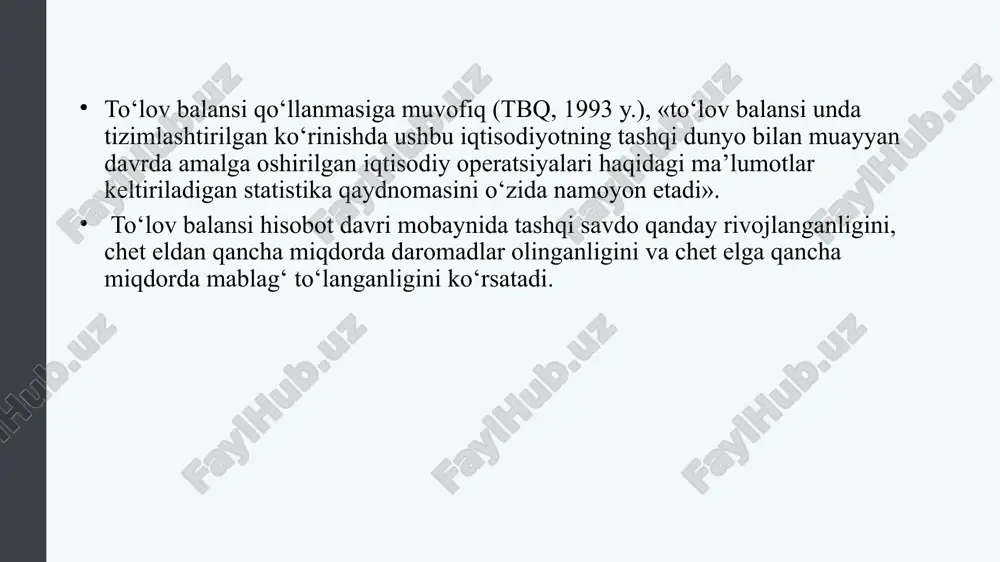 a olib keladi. nima uchun bu muhim: valyuta kurslari va xalqaro moliya valyuta kurslari : bir valyutaning boshqa valyuta birliklarida ifodalangan narxi "kuchli" yoki "zaif" valyutaga ega bo'lish nimani anglatadi? valyuta kurslarining o'zgarishi qanday oqibatlarga olib keladi? valyuta kursi bu narx, ya'ni bir valyutaning boshqa valyutaga nisbatan narxidir va shuning uchun biz uni talab va taklif vositalari bilan tahlil qilishimiz mumkin. milad tomonidan ishning o'zgarishi mosapur / wikimedia commons) 9 valyuta bozori ko'pgina mamlakatlar o'z valyutalariga ega, ammo hammasi emas ba'zida kichik iqtisodiyotlar iqtisodiy jihatdan kattaroq qo'shnining valyutasidan foydalanadilar ekvador, salvador, panama hammasi aqsh dollaridan foydalanadi dollarizatsiya aqsh dollarini o'z valyutasi sifatida ishlatishni anglatadi ba'zan davlatlar evro kabi umumiy valyutani baham ko'radilar odamlar yoki firmalar boshqa valyutani sotib olish uchun bir valyutadan foydalanadigan bozor valyuta bozori deb ataladi har bir ayirboshlash kursi bu narx - bir valyutaning boshqa valyuta birliklarida ifodalangan narxi narxlarni tahlil qilish uchun asosiy asos talab va …