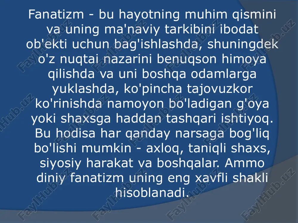 diniy fanatizm va dindorlik - Page 3