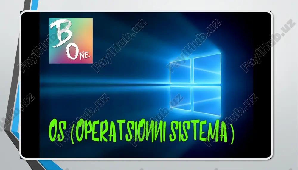 artida proshivka sifatida ma'lum bo'lgan rom/eprom (erasable programmable read-only memory) chipida saqlangan . bios-ga yuklash jarayonining dastlabki bosqichlarida del, f2 yoki f10 tugmachalarini bosib kirish mumkin. yuklash moslamasini qidiradi . ( odatda 512 bayt bo'lgan diskning birinchi sektorida joylashgan) agar yuklovchi topilsa, proshivka kompyuterni boshqarishni unga topshiradi. 10 operatsion tizimning funktsiyalari 11 1. jarayonlarni boshqarish jarayon bu bajarilayotgan dasturdir. jarayon o'z vazifasini bajarish uchun ma'lum resurslarga, jumladan cpu vaqti, xotira, fayllar va kiritish-chiqarish qurilmalariga muhtoj. bir vaqtning o'zida bajarish bir nechta jarayonlarga olib keladi. demak, jarayonni yaratish, bajarish va tugatish otning eng asosiy funksiyasi hisoblanadi agar jarayonlar bog'liq bo'lsa , ular bir xil resurslarni baham ko'rishga harakat qilishlari mumkin. jarayonni sinxronlashtirishning bu vazifasi rasmga keladi. agar jarayonlar mustaqil bo'lsa , xotira sohasida ularning bir-biriga mos kelishiga yo'l qo'ymaslik uchun ehtiyot bo'lish kerak. ustuvorlikka asoslanib, boshqalardan ko'ra muhimroq jarayonlarni birinchi bo'lib bajarishga ruxsat berish muhimdir. 12 2. xotirani boshqarish xotira - …