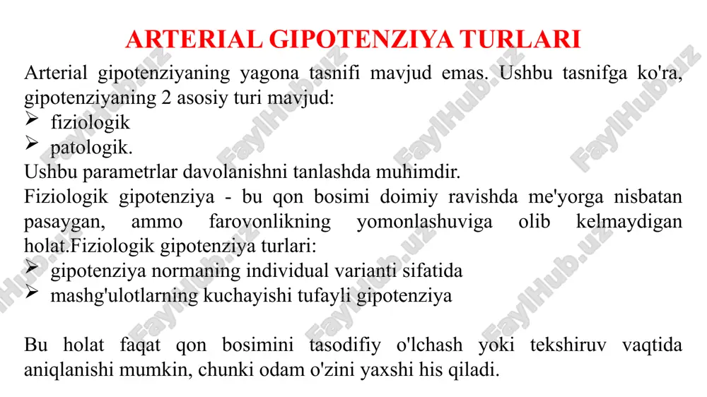ng rivojlanish mexanizmi yurak chiqishi va qon tomirlarining qisqarishi; bccni kamaytirish; periferik qon tomir qarshiligining pasayishi; yurakka venoz qon oqimining pasayishi lechenie arterialnoy gipotenzii e’tiboringiz uchun raxmat image1.png image2.png image3.jpeg /docprops/thumbnail.jpeg