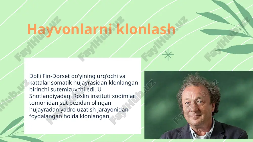 sh uchun dnkdan foydalanadigan bir qancha dasturlar mavjud. bu dasturlar insonning dnksini dunyoning turli burchaklaridagi odamlardan olingan dnk namunalari bilan solishtirish orqali ishlaydi. insonning dnksi ma'lum bir guruh odamlarga qanchalik o'xshash bo'lsa, ularning ajdodlari o'sha hududda yashaganligi ehtimoli shunchalik yuqori bo'ladi. 23andme eng mashhur dnk ajdodlari dasturlaridan biri. u turli xil xususiyatlarni, jumladan, insonning nasl-nasabini, sog'lig'i haqida hisobotlarni va genetik xususiyatlarni taqdim etadi. raxmat image1.png image2.png