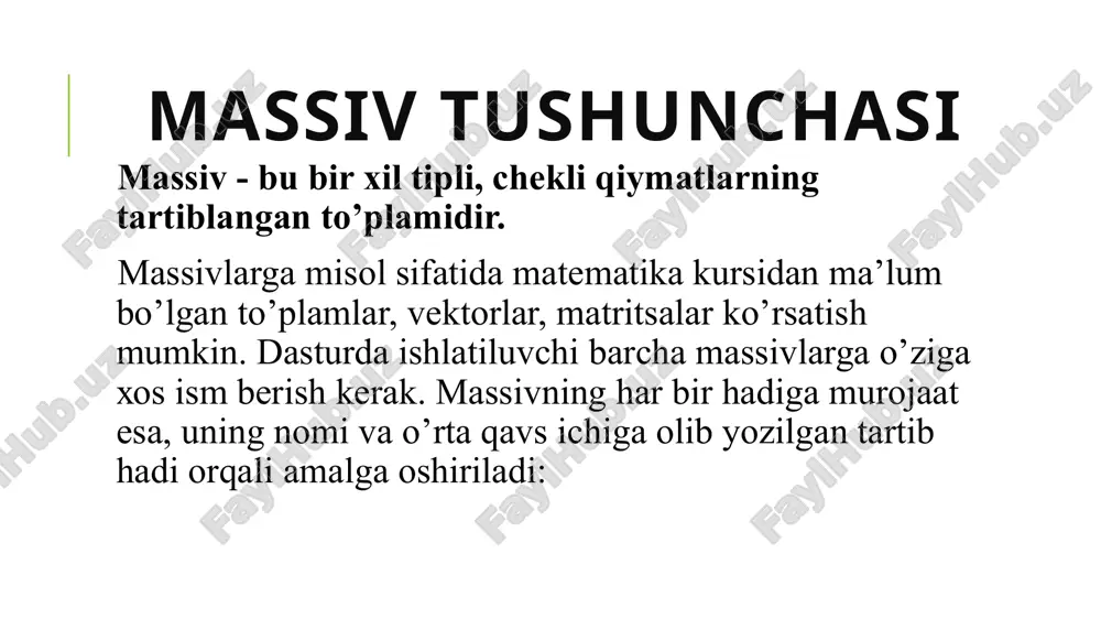 massivlar - Page 3