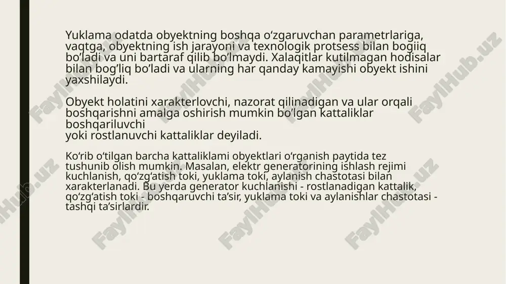 flarni bermoqchimiz:  suv resurslarini boshqarish tizimini takomillashtirish, suvdan foydalanish va suv iste’moli hisobini yuritishda «smart water» («aqlli suv») va shu kabi raqamli texnologiyalarni joriy qilish;  qishloq xo’jaligi ekinlarini yetishtirishda suv tejovchi sug’orish texnologiyalarini joriy qilishni yanada kengaytirish va davlat tomonidan rag’batlantirib borish, ushbu sohaga xorijiy investitsiyalar va grantlarni jalb qilish;  sug’oriladigan yerlarning meliorativ holatini yaxshilash va barqarorligini ta’minlash, yerlarning unumdorligini oshirishga ko’maklashish, tuproqning sho’rlanish darajasini pasaytirish va oldini olish bo’yicha samarali texnologiyalarni qo’llash;  suv xo’jaligida bozor iqtisodiyoti tamoyillarini, jumladan, suvni yetkazish xarajatlarining bir qismini bosqichma-bosqich suv iste’molchilari tomonidan qoplash tizimini joriy qilish, tushgan mablag’larni suv xo’jaligi ob’ektlarini o’z vaqtida sifatli ta’mirlash-tiklash, raqamli texnologiyalarni joriy qilish hamda samarali boshqarishga yo’naltirish;  suv xo’jaligida davlat-xususiy sheriklik va autsorsingni joriy etish, alohida suv xo’jaligi ob’ektlarini fermer, klaster va boshqa tashkilotlarga foydalanish uchun berish hamda tejalgan mablag’larni suv xo’jaligi ob’ektlarini modernizatsiya qilish va xodimlar mehnatiga haq to’lash va rag’batlantirishga yo’naltirish; …