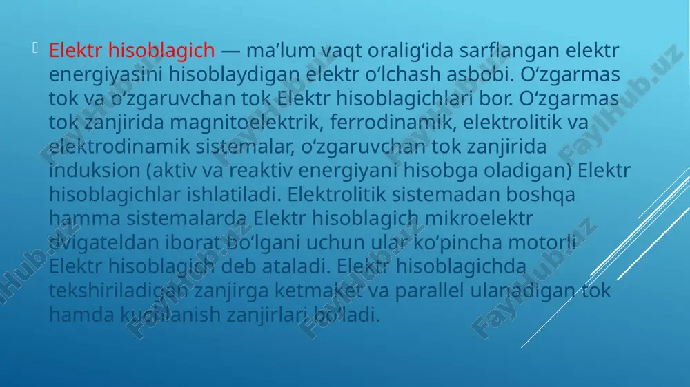 elektr hisoblagichlar - Page 3