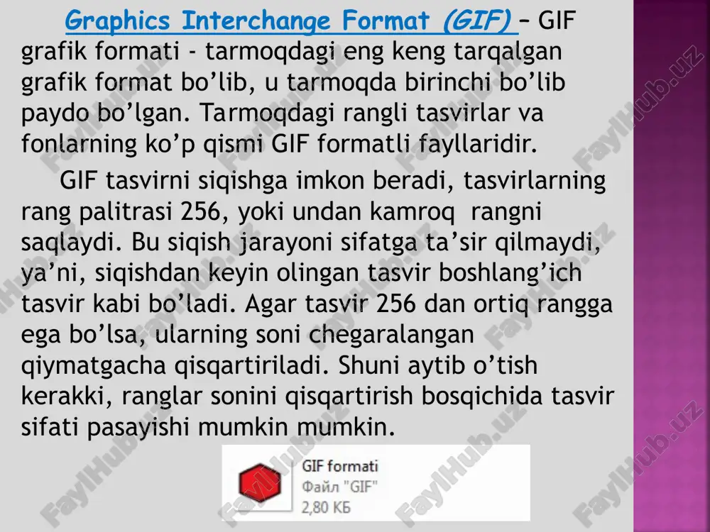 komp' yuter grafikasida grafik formatlar va ularning xususiyatilari - Page 3