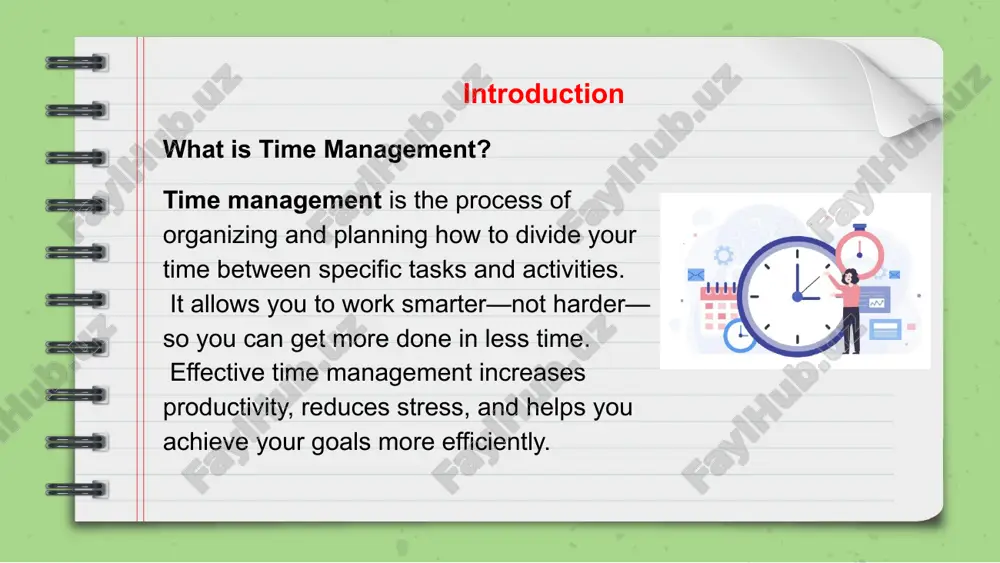time management presentation - Page 3