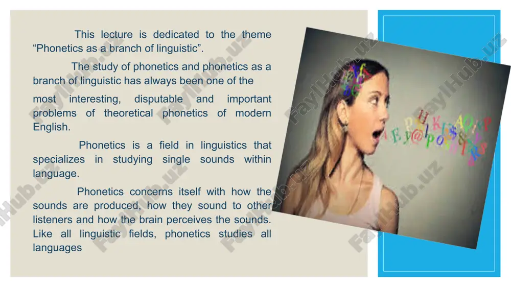 be expressed in sentences consisting of one or several words put together according to the grammar rules of the language and pronounced with proper intonation. a language which is the mother tongue of several nations is called a polyethnic language. the english language is a polyethnic language because it is the mother tongue of several nations in different countries, thus it has the following national variants of pronunciation: british english, americanenglish, australian english, new zealand english, canadian english etc. phonetics is concerned with the human noises by which the thought is actualized or given audible shade: the nature of these noises, their combinations, and their functions in relation to the meaning. phonetics studies the sound system of the language, that is segmental phonemes, word stress, syllabic structure and intonation. it is primarily concerned with expression level. however, phonetics is obliged to take the content into consideration too, because at any …